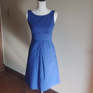 J. Crew blue sleeves dress with pockets